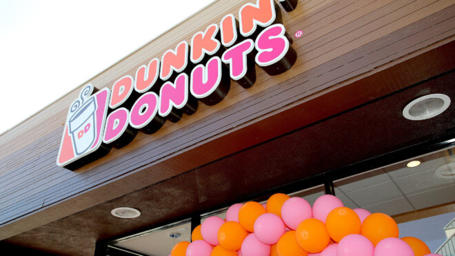 dunkin donuts storefront