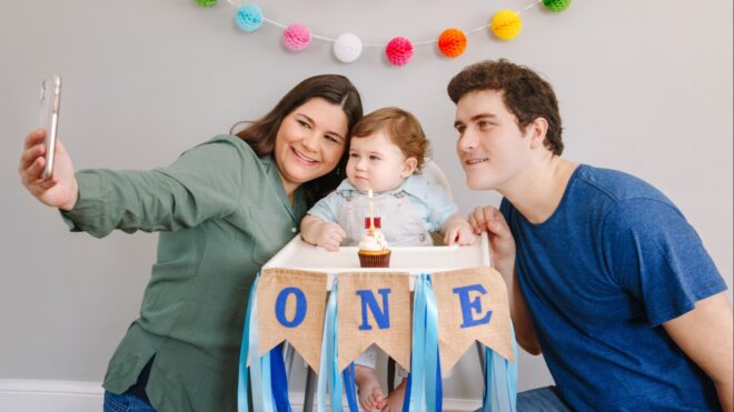 first birthday high chair decoration ideas