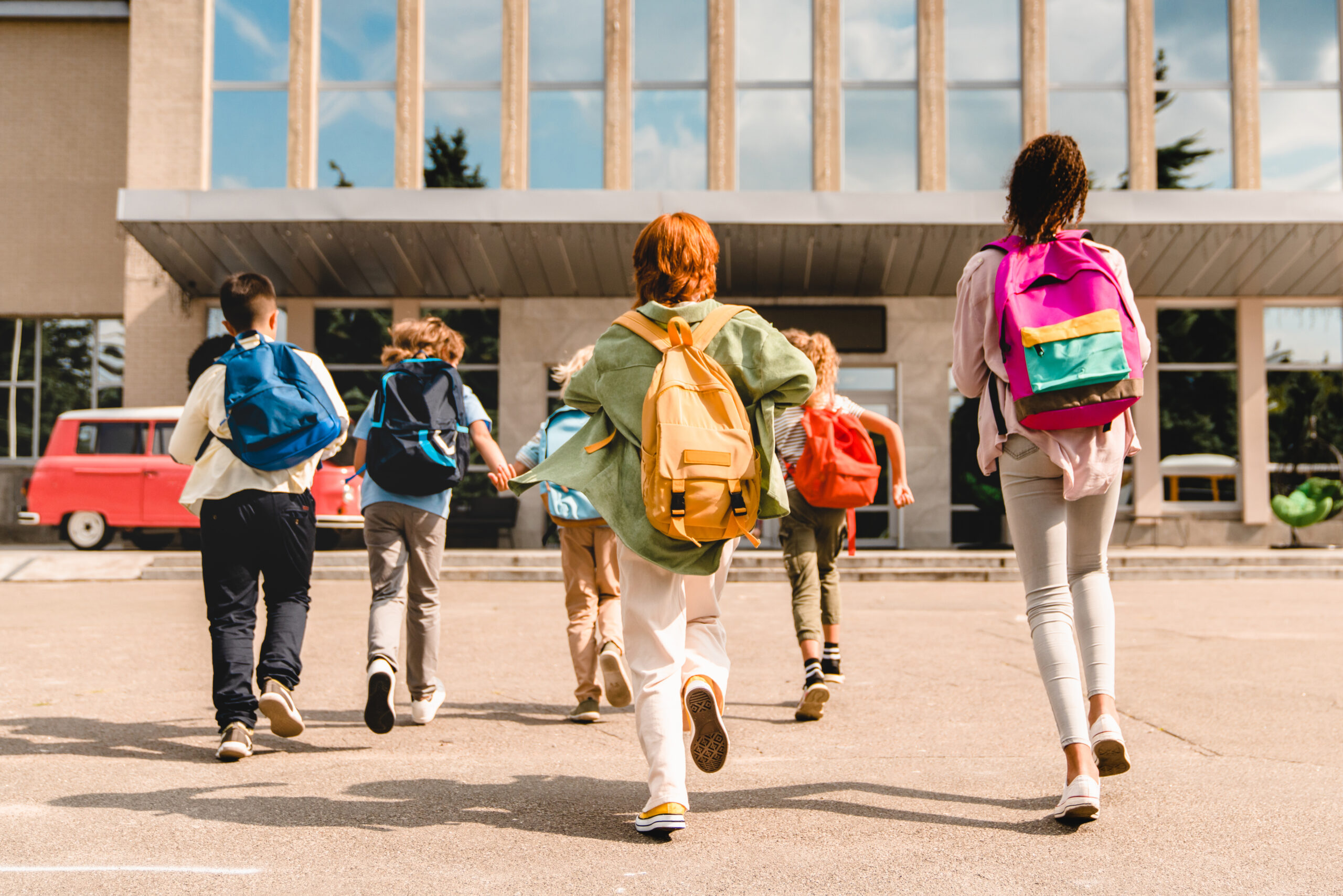 back to school kids