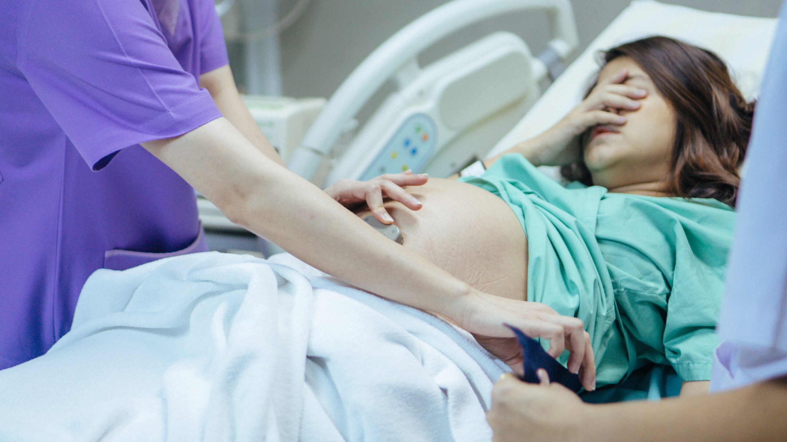 woman in labor