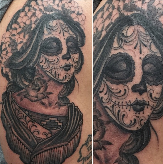 20 Gorgeous Skull Tattoos That Give Us Life - 56