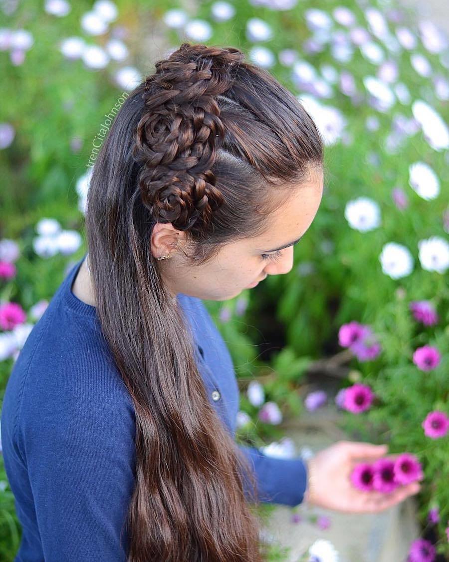 Rose braids are the prettiest new spring hair trend - 12