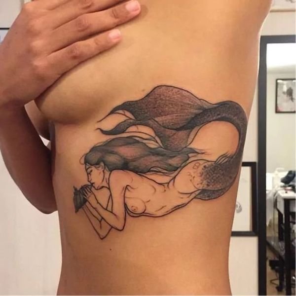 These 9 underboob tattoos are for wannabe mermaids - 72