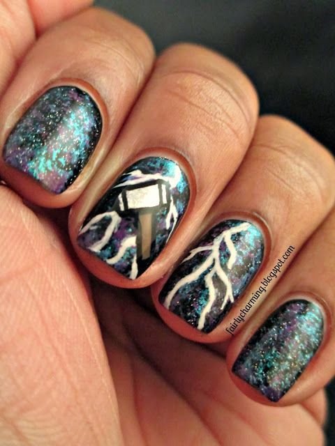 52 Avengers nail art ideas - 4