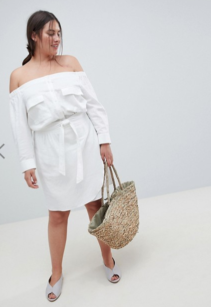 The best white plus size summer dresses under  75 - 4