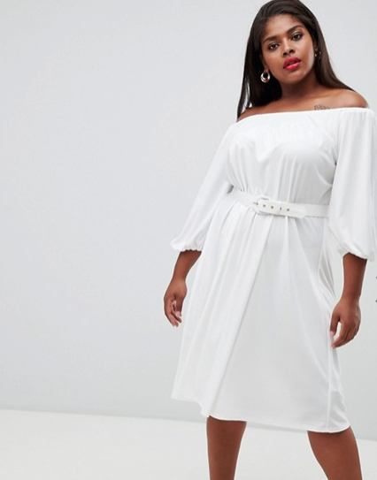 The best white plus size summer dresses under  75 - 18