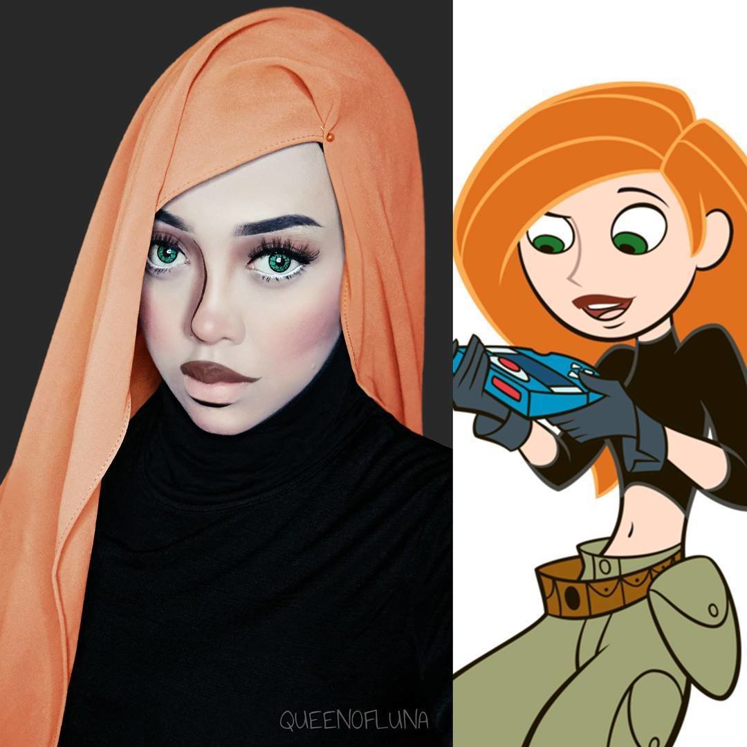 This makeup artist uses her hijab to turn into Disney princesses - 29