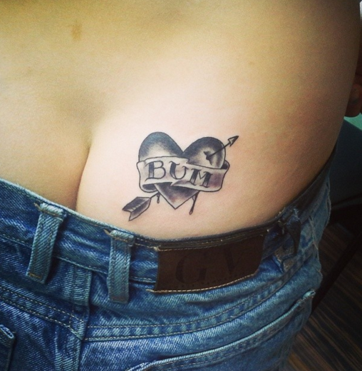 16 cheeky butt tattoos that will give you new booty goals - 77