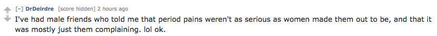 A dude tried to mansplain how periods work to a woman - 81