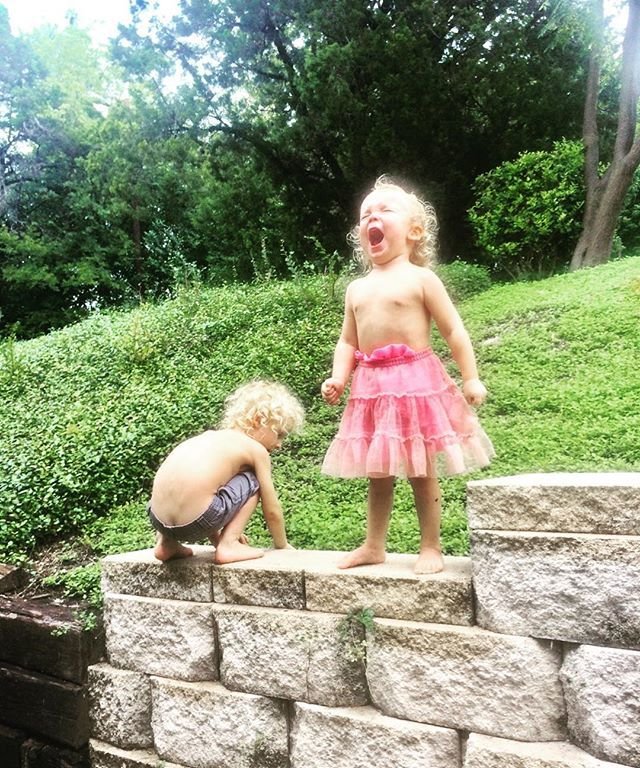 Toddlers playing