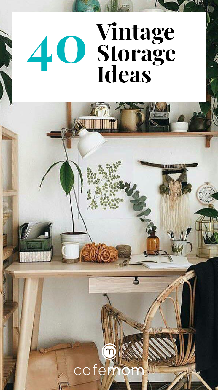 open wood shelving