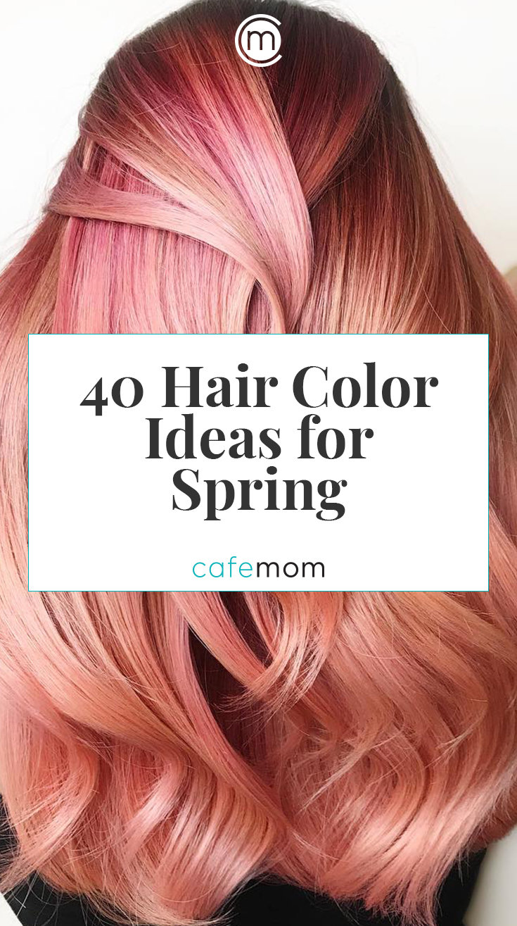 Dramatic Pink Balayage Hair Color