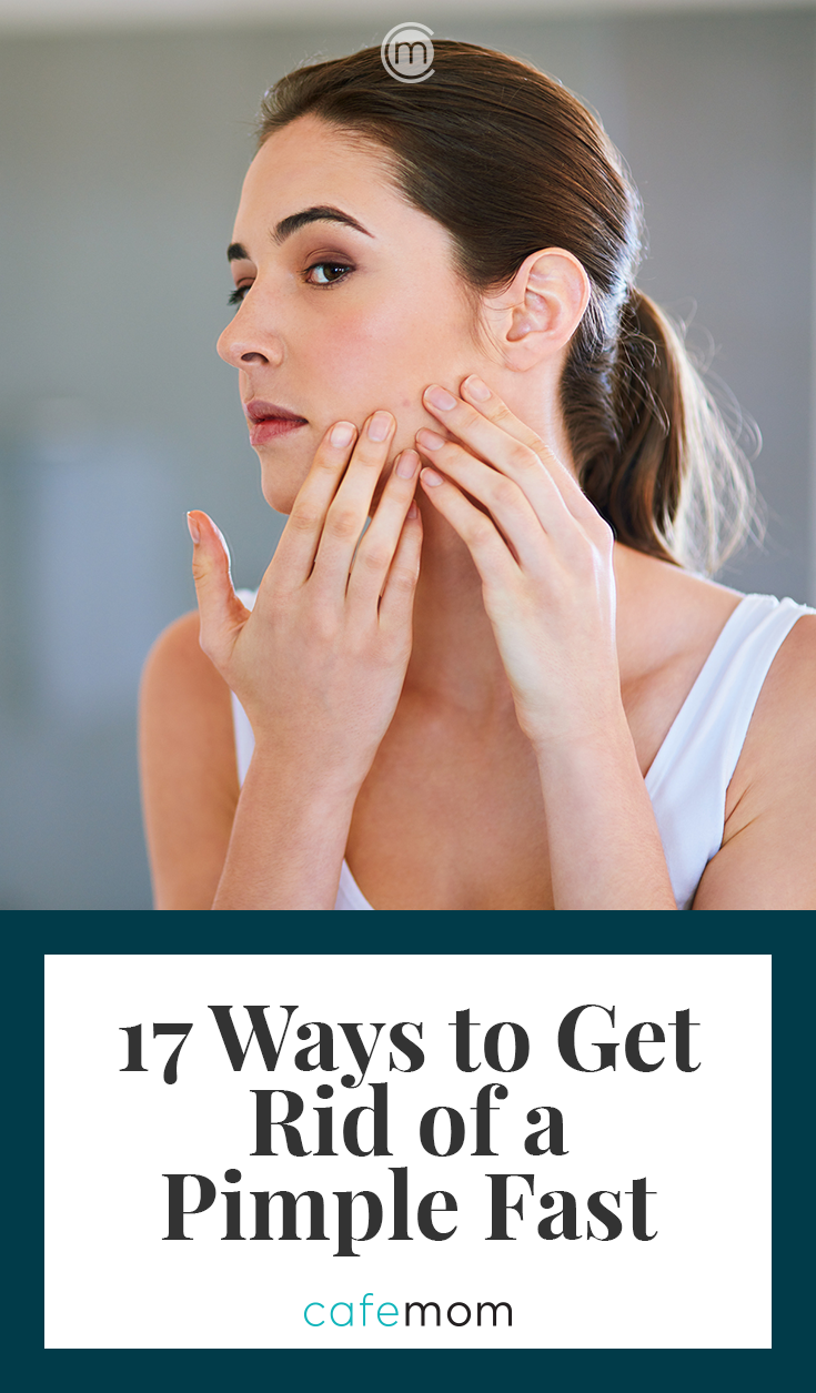 how to get rid of a pimple