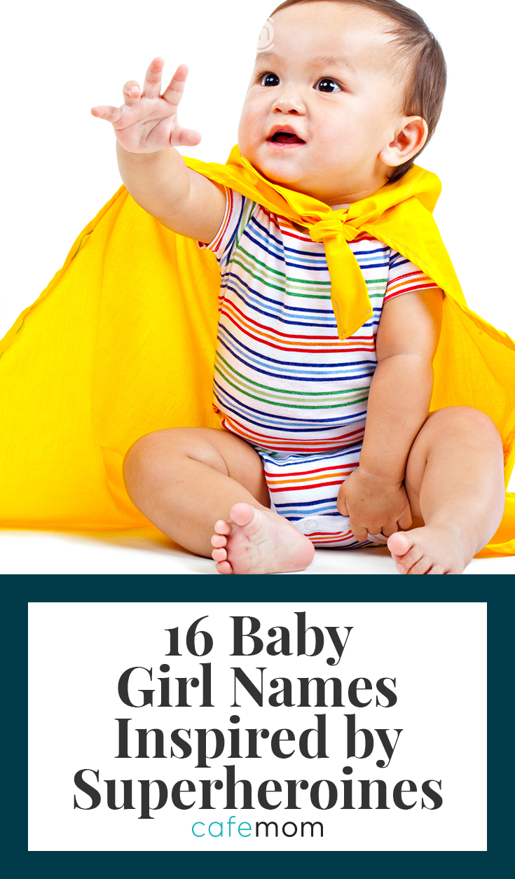 Baby wearing superhero cape