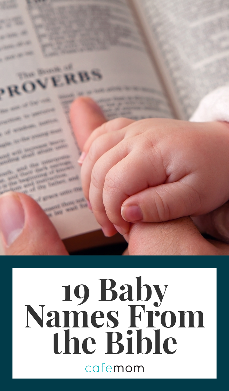 Baby hand holding parent's hand while reading the bible