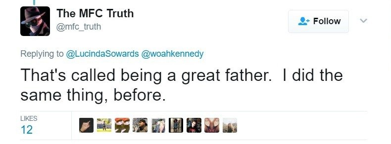 Twitter response to Ben Sowards