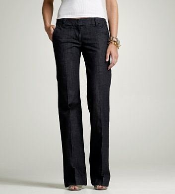 downtown denim trouser j. crew