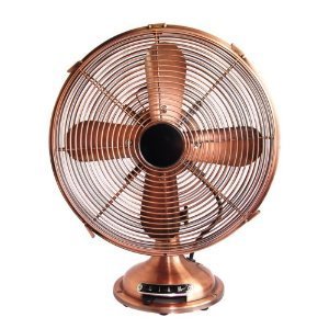 copper vintage style fan