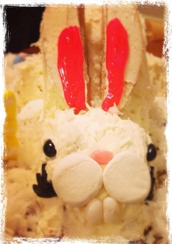 easter bunny cake