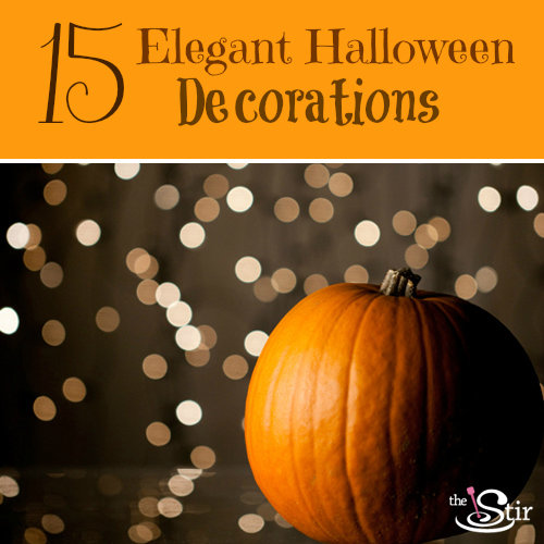 Elegant Halloween decoration