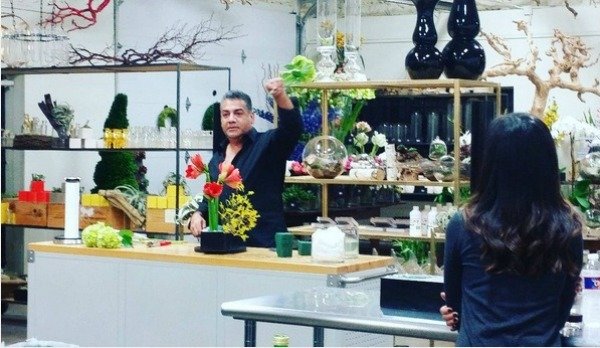 The Fleuriste private floral design workshop in Oklahoma City, Oklahoma. All photos courtesy of Tanvier Peart