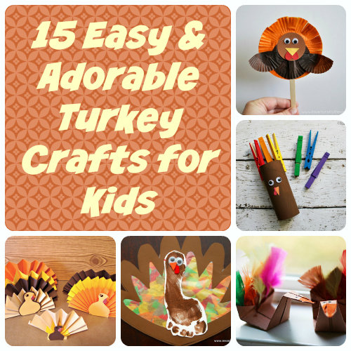 turkey crafts for kids for Thanksgiving