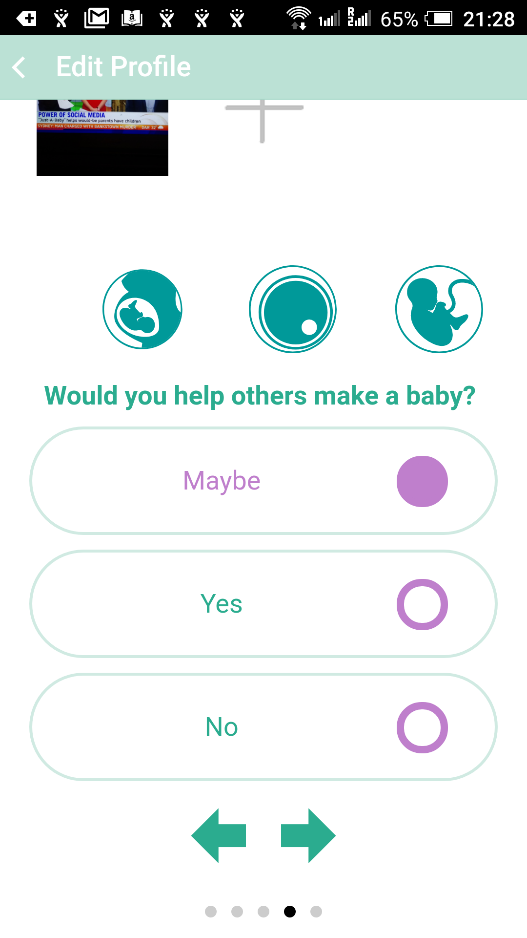 Just A Baby app