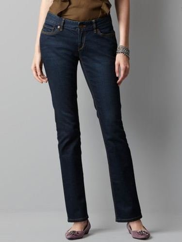 Curvy straight jeans ann taylor