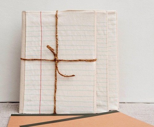 embroidered notebook