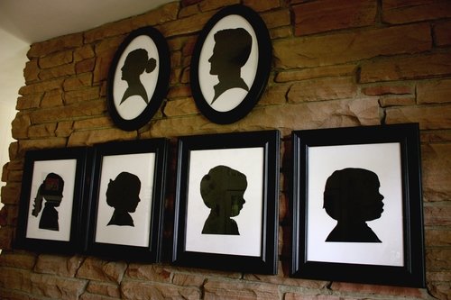 Family silhouettes