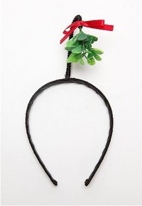 mistletoe headband