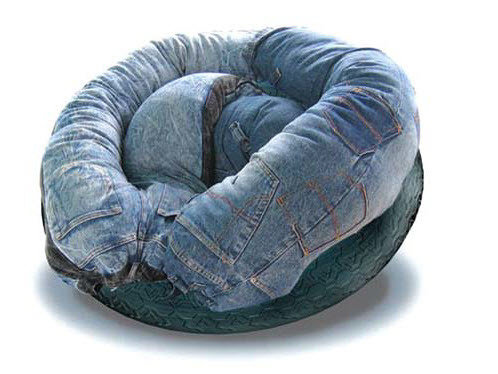 jeans mini sofa