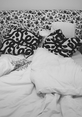 messy bed