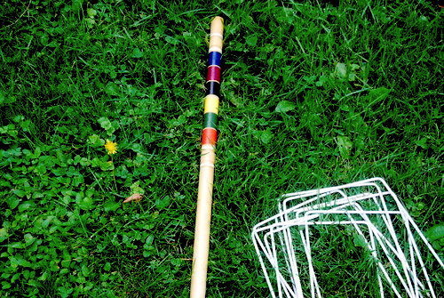croquet wickets stakes