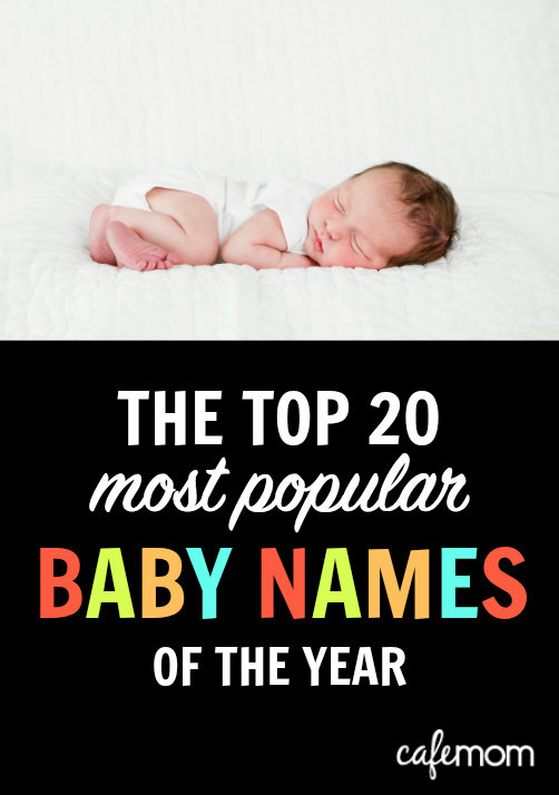 top 20 baby names