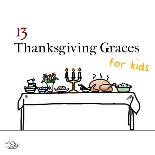 13 Thanksgiving  Graces  Perfect for Kids - 18