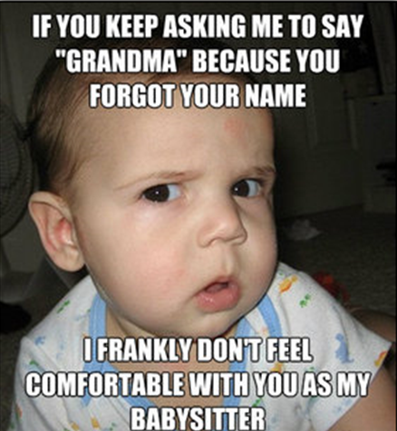 babysitter meme
