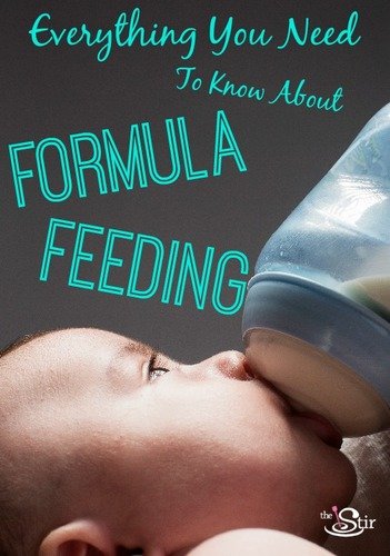 bottle feeding baby