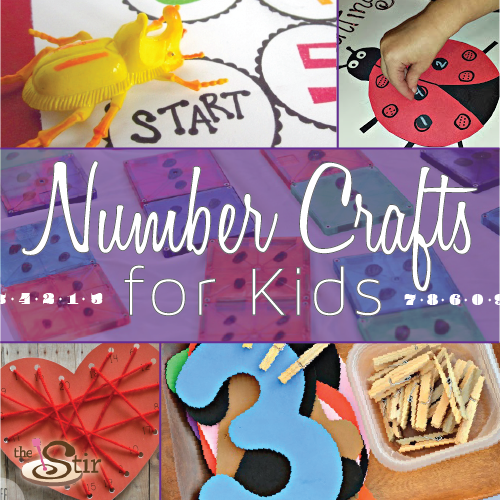 Number Crafts for Kids