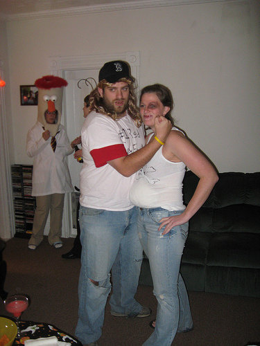 abused wife costume