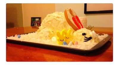 easter bunny cake