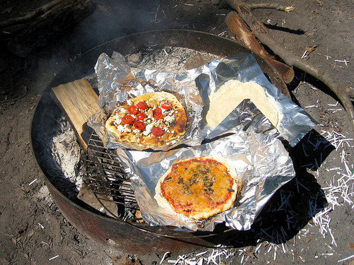 campfire pizza