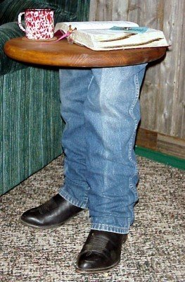 cowboy boot table