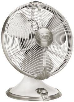 Hunter Rockefeller Pearl White Finish desk fan vintage