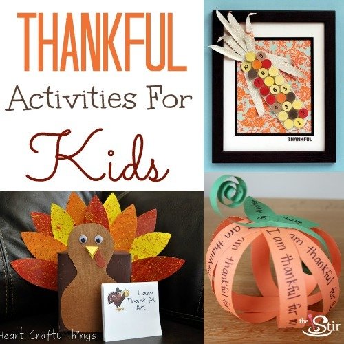Thankful activities for kids