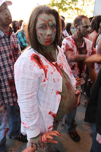 pregnant zombie