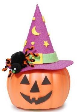 fake jack o lantern