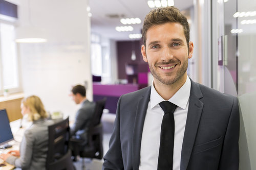 smiling man