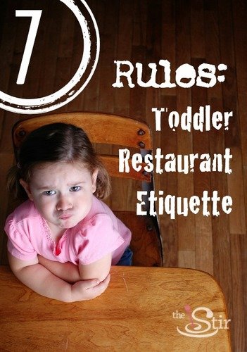 toddler restaurant etiquette manners rules