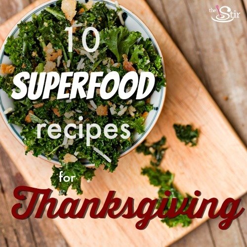 thanksgiving superfood kale side dish